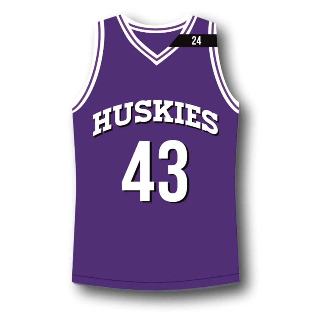 K. Tyler Jersey #43 Huskies The 6th Basketball Purple by My store basketball