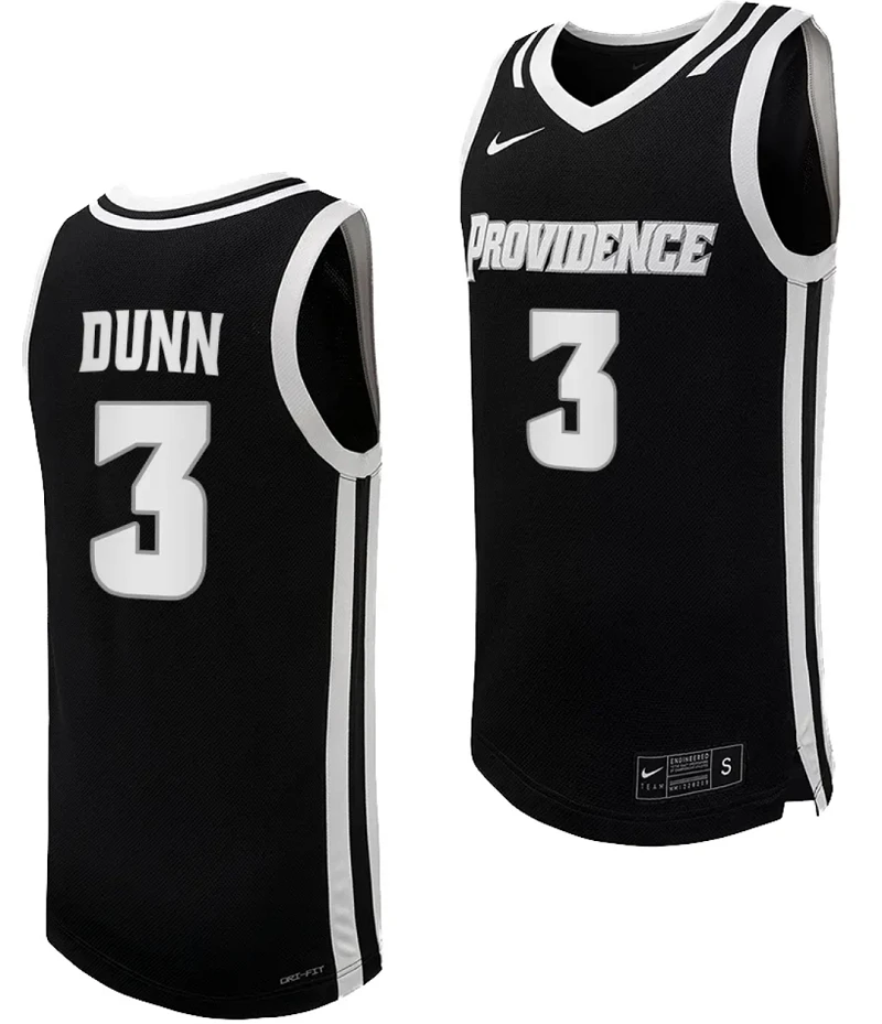 Kris Dunn Jersey #3 Providence Friars Replica College Basketball Black Uniform by My store basketball