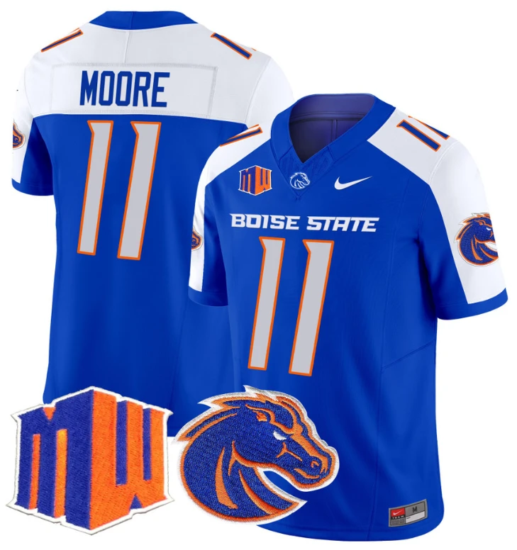 Kellen Moore Jersey #11 Boise State Broncos Vapor Limited College Football Stitched Royal Alternate by My Store