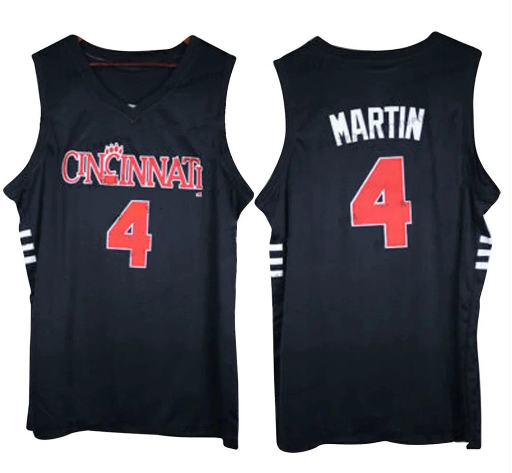 Kenyon Martin Jersey Cincinnati Bearcats College Basketball Navy #4 by My store basketball