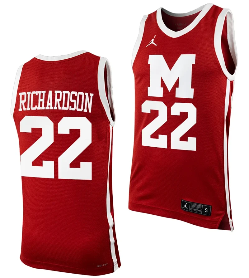 Kerry Richardson Jersey #22 Morehouse College Tigers Replica Basketball Uniform Maroon by My store basketball