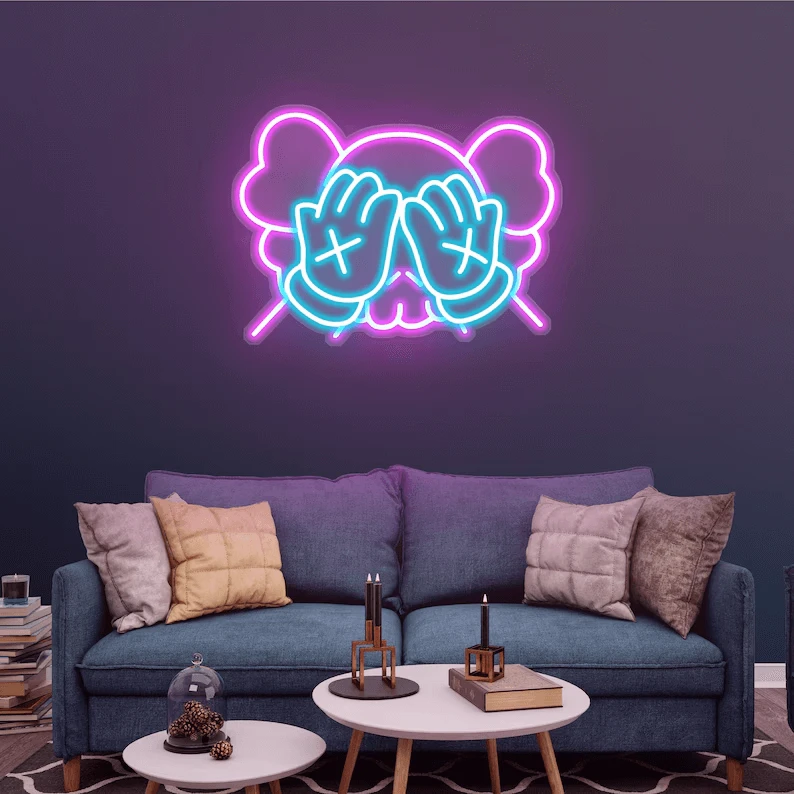 KAW Anime Neon Sign Home Decor Personalized Gift by Neonchics