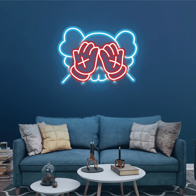 KAW Anime Neon Sign Home Decor Personalized Gift by Neonchics