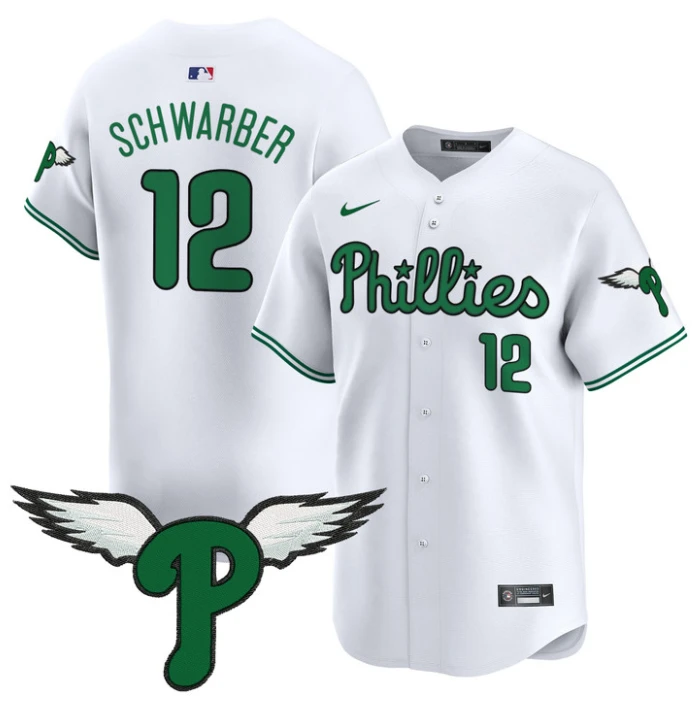 Kyle Schwarber Jersey #12 Philadelphia Phillies 2025 Vapor Premier Limited Stitched White by My Store