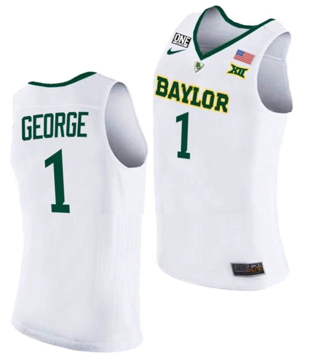 Keyonte George Jersey Baylor Bears College Basketball #1 by My store basketball