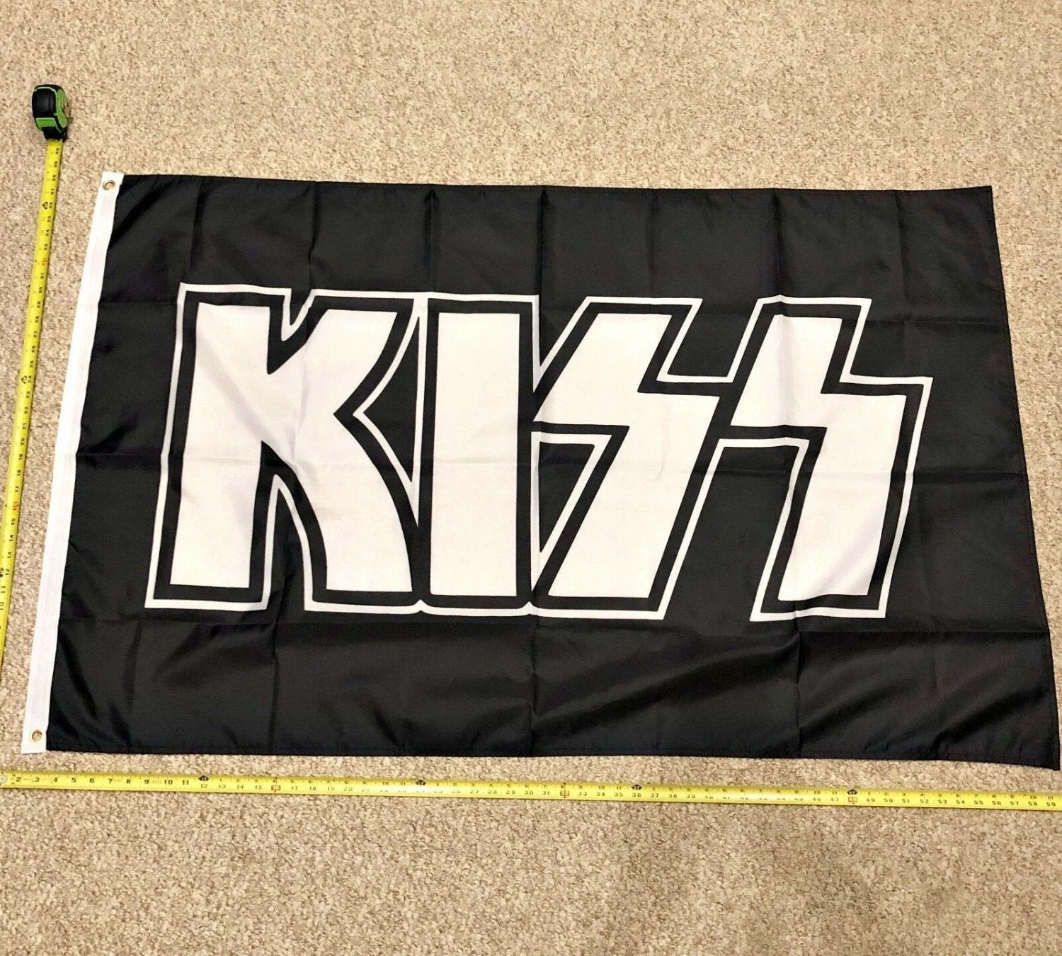 KISS Flag Banner Poster 3x5ft Stephen Tyler Rare Flags Ace Frehley by flagsjustdoit