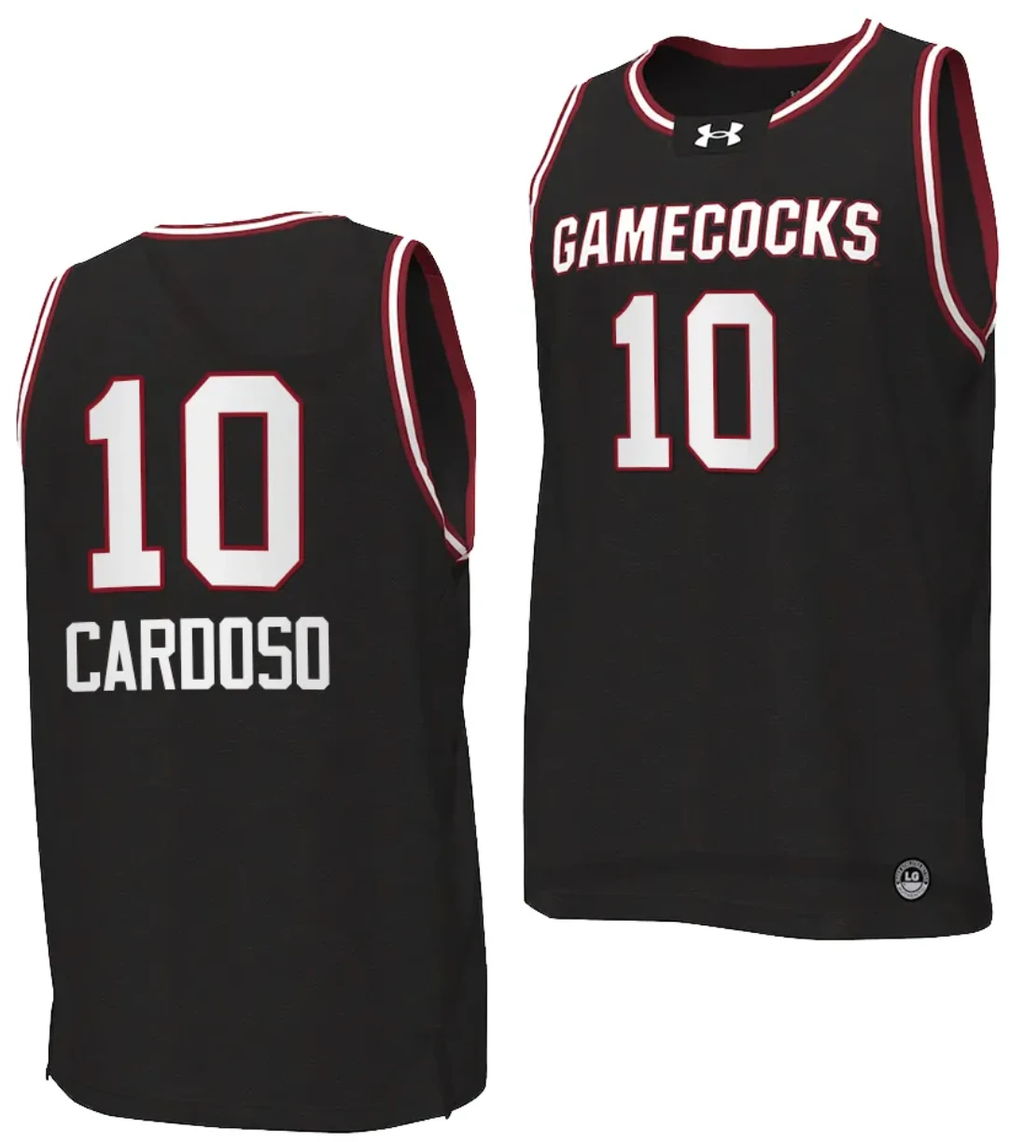 Kamilla Cardoso Jersey #10 South Carolina Gamecocks College Basketball 2023-24 Replica Black by My store basketball