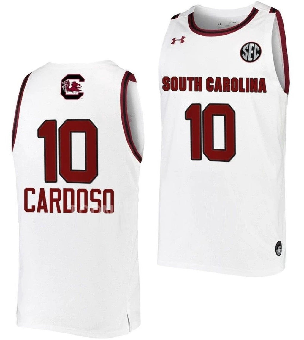 Kamilla Cardoso Jersey South Carolina Gamecocks College Basketball White #10 by My store basketball