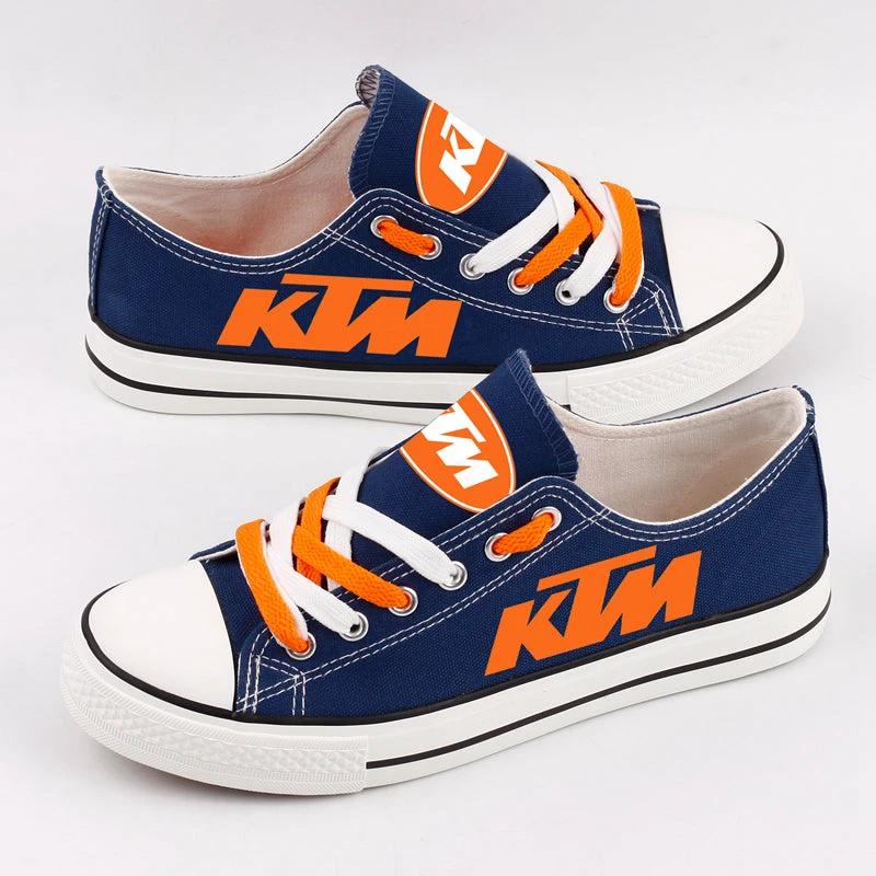 KTM MotoGP Canvas Sneakers Shoes For Men Women Fans by Crocs