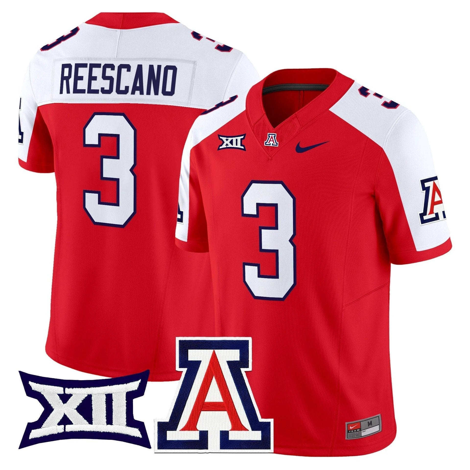 Kedrick Reescano Jersey #3 Arizona Wildcats 2025 Limited Stitched Red Alternate by My Store