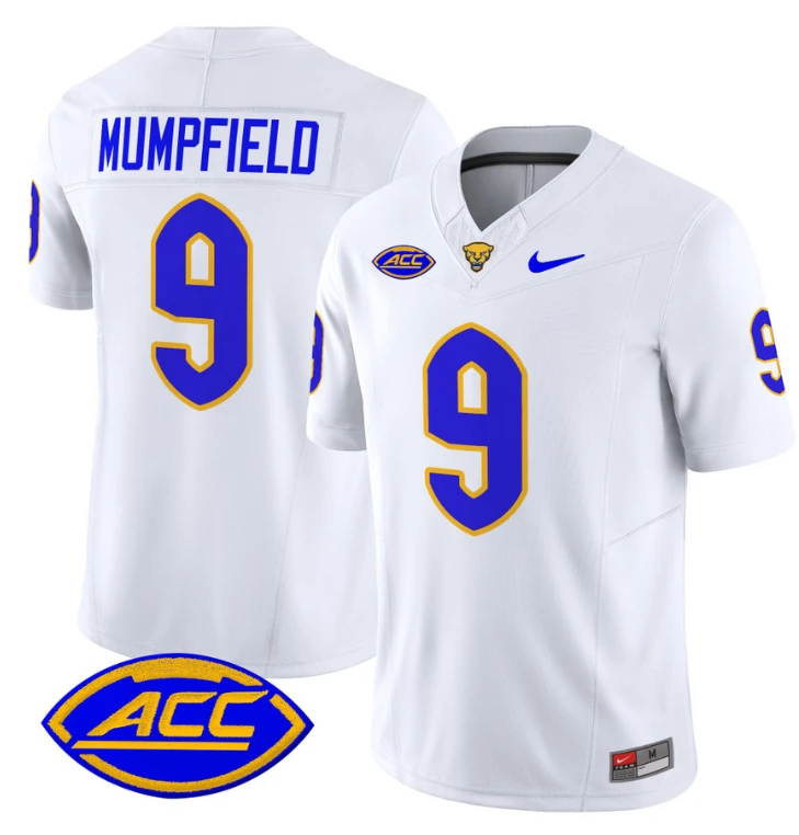 Konata Mumpfield Jersey #9 Pittsburgh Panthers Vapor Limited College Football Stitched White by My Store