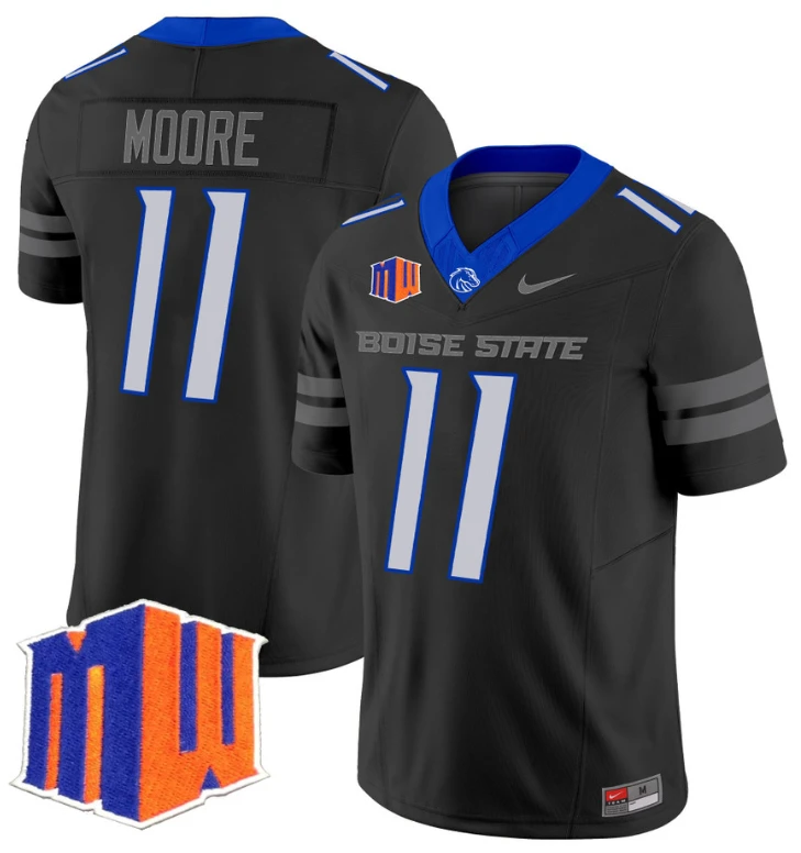 Kellen Moore Jersey #11 Boise State Broncos Vapor Limited College Football Stitched Black by My Store