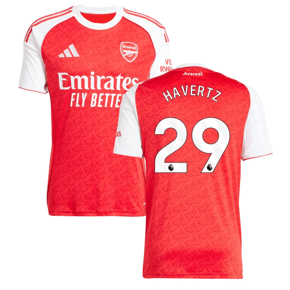 Kai Havertz #29 Arsenal 2025-26 Home Jersey – Red by Soccer Jersey