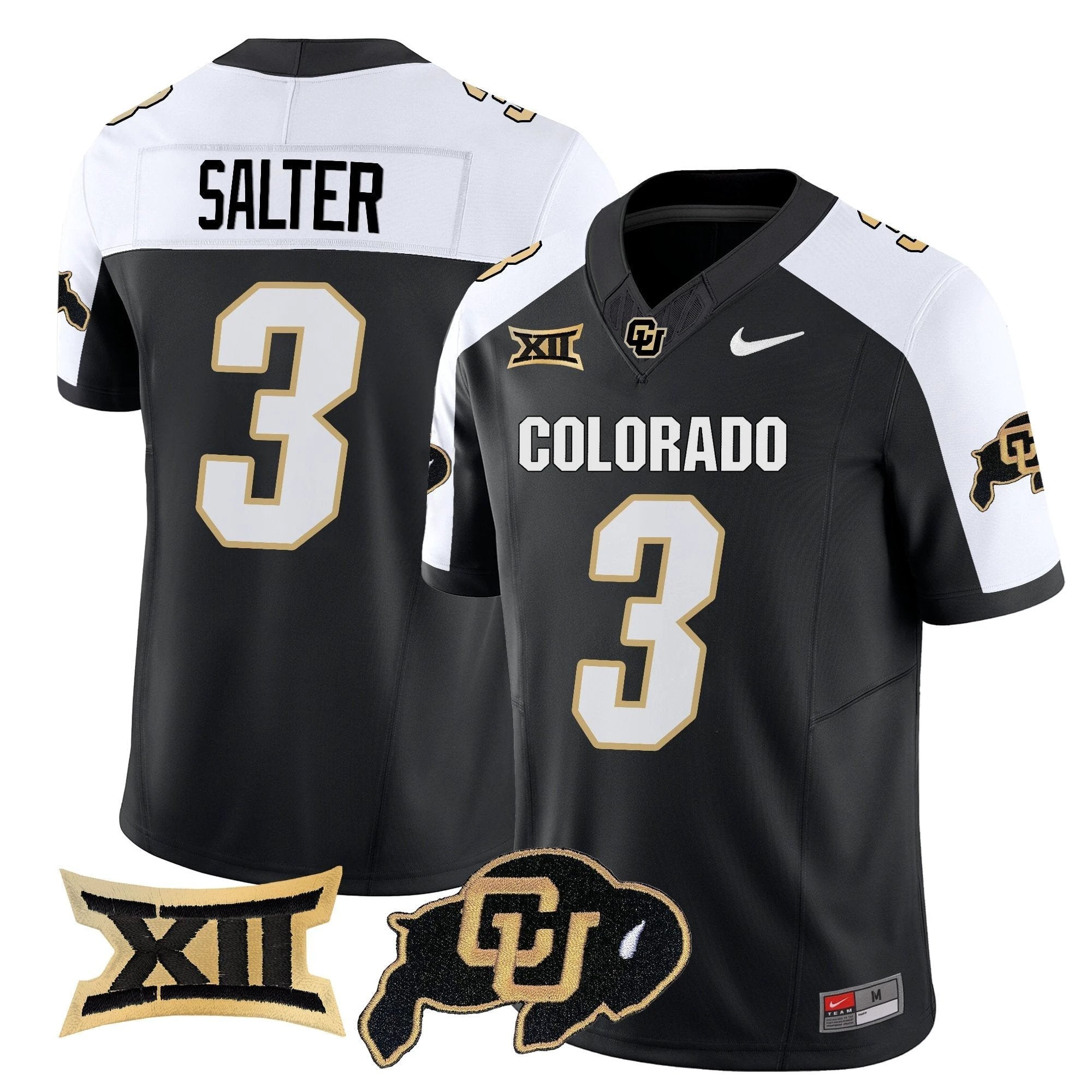 Kaidon Salter Jersey #3 Colorado Buffaloes 2025 Vapor Limited Stitched Alternate by My Store