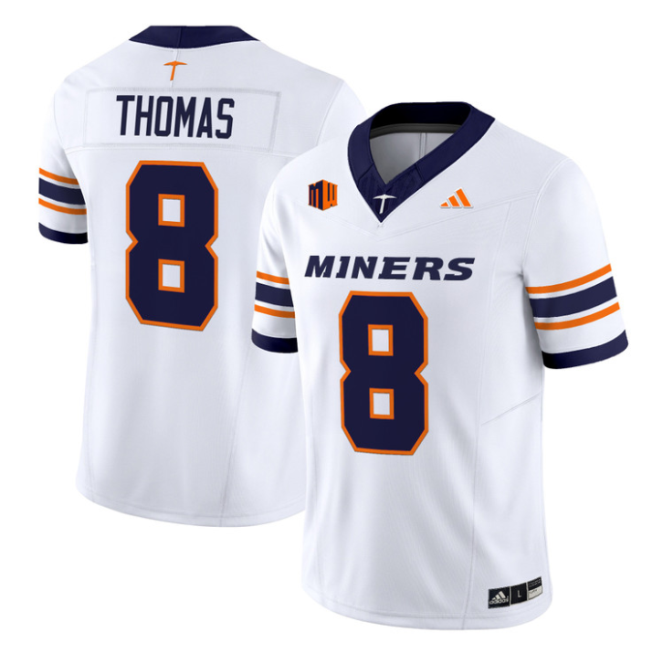 Kam Thomas Jersey #8 UTEP Miners 2016 Vapor Limited Stitched