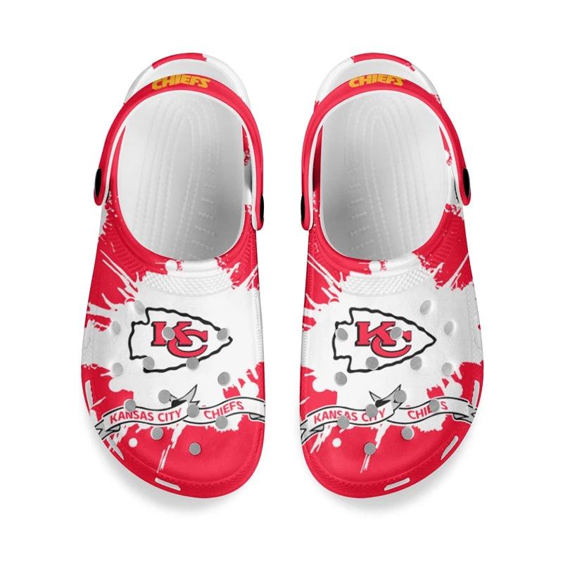 Kansas City Chiefs Crocs Unisex Clogs Clog Shoes by Crocs