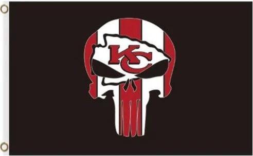 Kansas City Chiefs Digital Flag 3X5 Ft Polyester Banner USA 90x150cm by flagsjustdoit