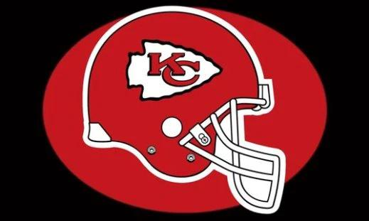 Kansas City Chiefs Helmet Flag 3X5 Ft Polyester Banner USA 90x150cm by flagsjustdoit