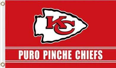 Kansas City Chiefs Puro Pinche Flag 3X5 Ft Polyester Banner USA 90x150cm by flagsjustdoit