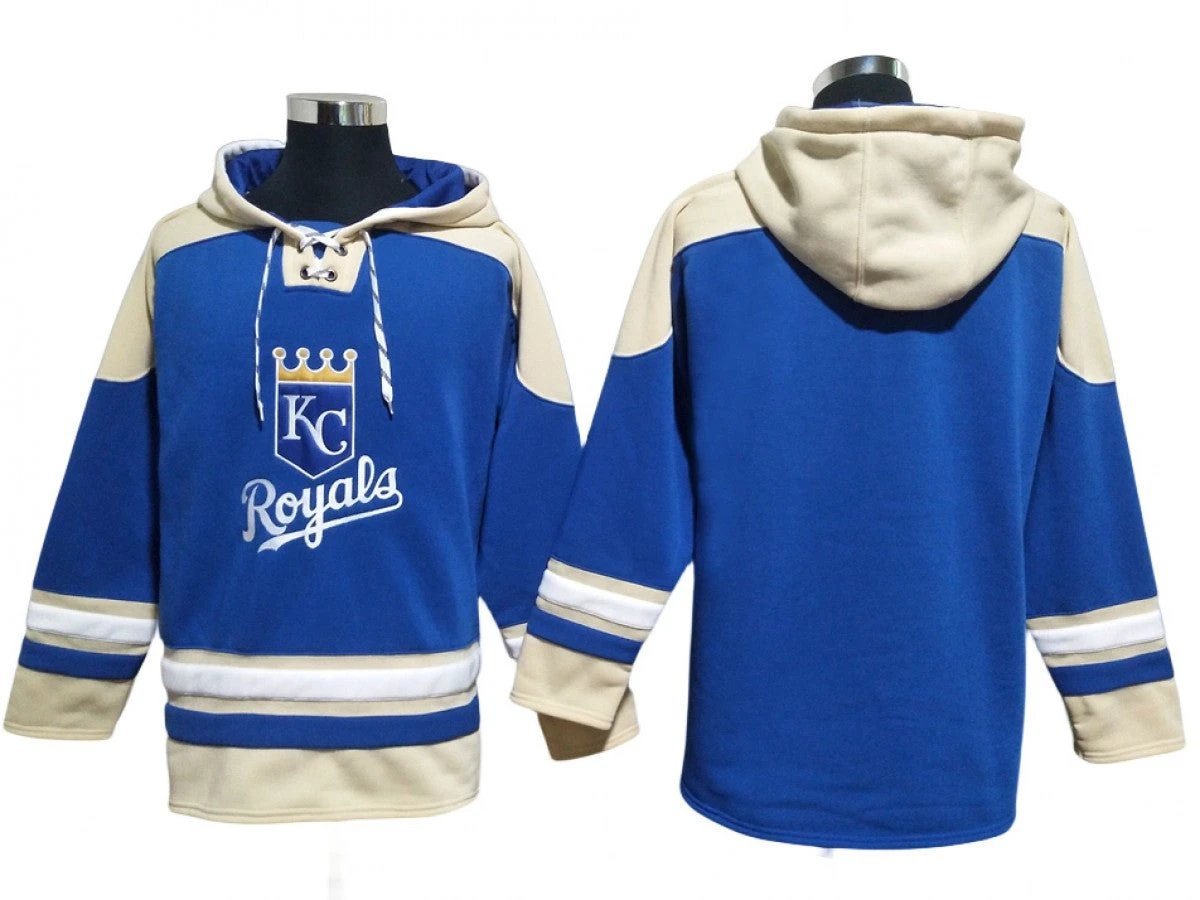 Kansas City Royals Blue Pullover Hoodie by Hoodie Pullover
