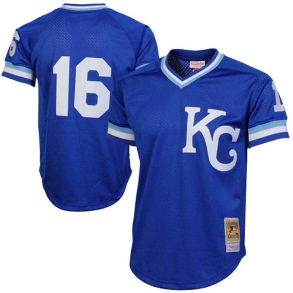 Kansas City Royals Bo Jackson Royal 1989 Throwback Mesh Pullover Jersey by My Store