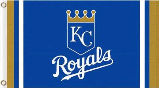 Kansas City Royals Custom Flag 3X5Ft Banner USA Polyester with Brass Grommets by flagsjustdoit