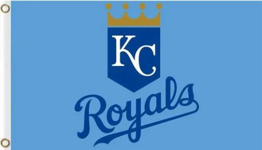 Kansas City Royals Flag Baseball US 3X5Ft Banner USA Polyester with Brass Grommets - 2 by flagsjustdoit