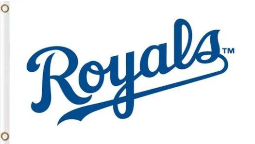 Kansas City Royals Flag White 3X5Ft Banner USA Polyester with Brass Grommets by flagsjustdoit