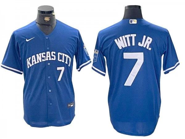 Kansas City Royals #7 Bobby Witt Jr. Royal Alternate Limited Jersey by My Store