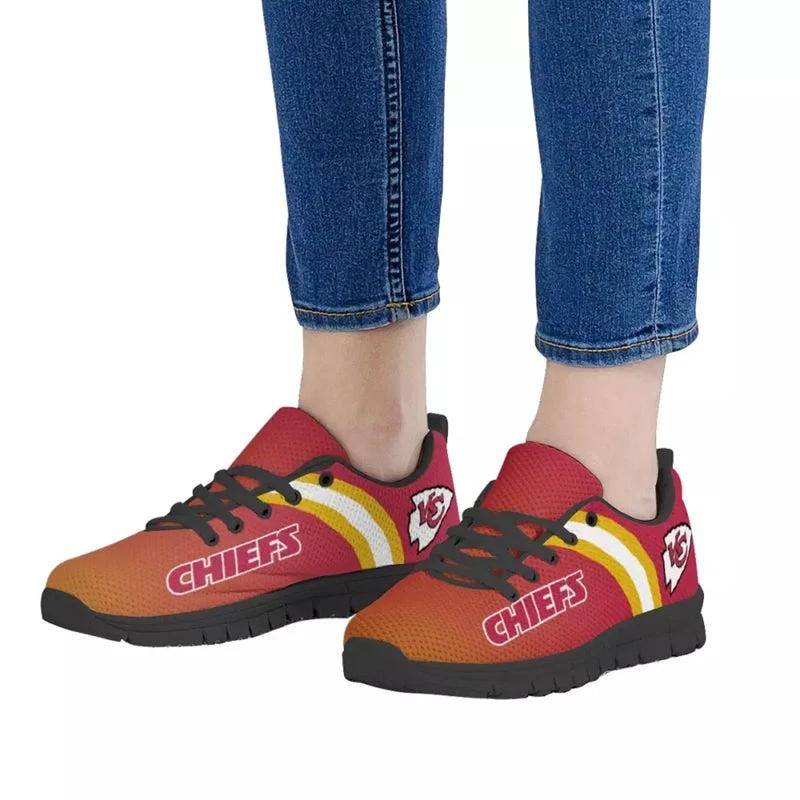 Kansas City Chief Pink KC NLF Sneakers Shoes by Crocs
