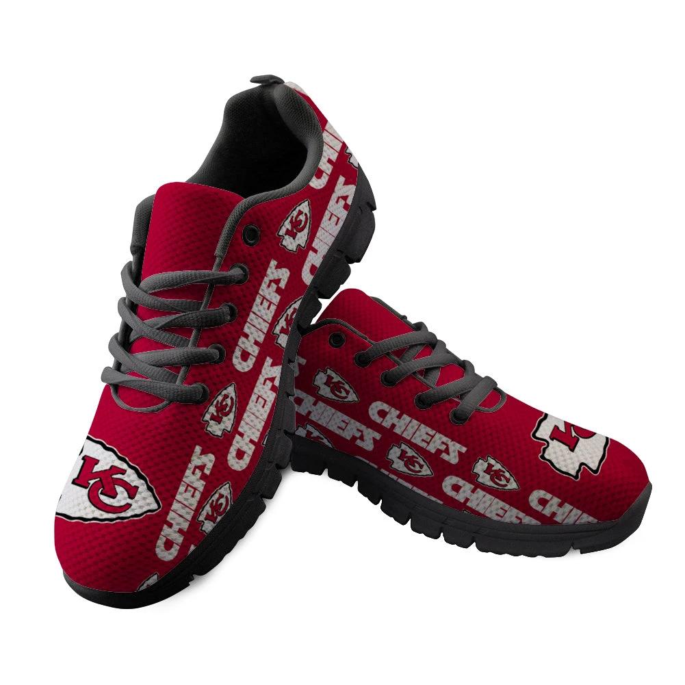 Kansas City Chief Pink KC NLF Sneakers Shoes by Crocs