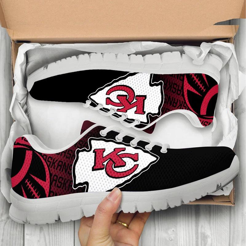 Kansas City Chief Pink KC NLF Sneakers Shoes by Crocs