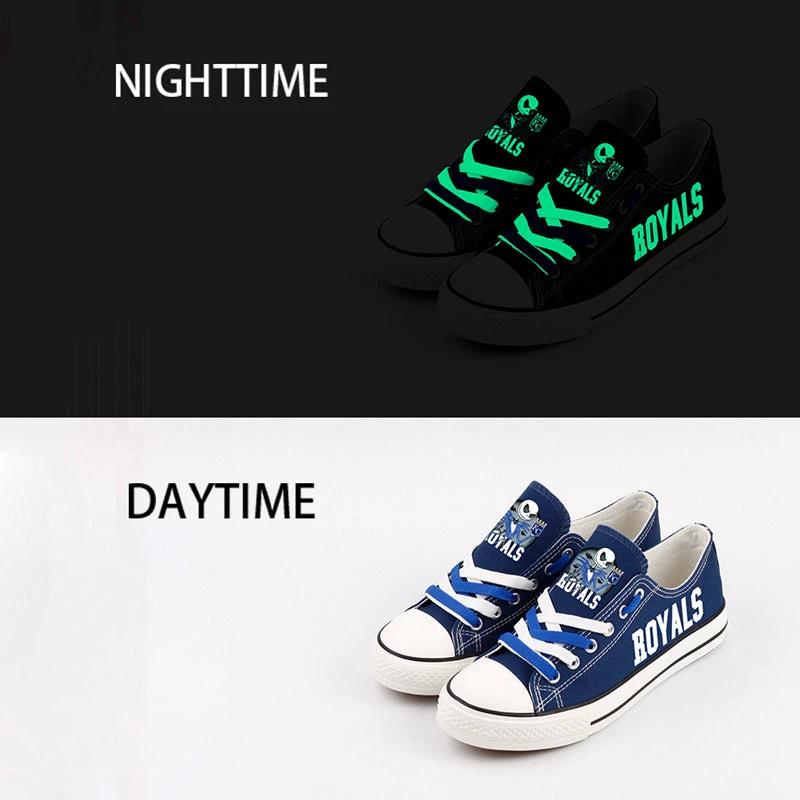 Kansas City Royals Limited Print Low Top Canvas Shoes Sport Sneakers For Men Women Fans by Crocs