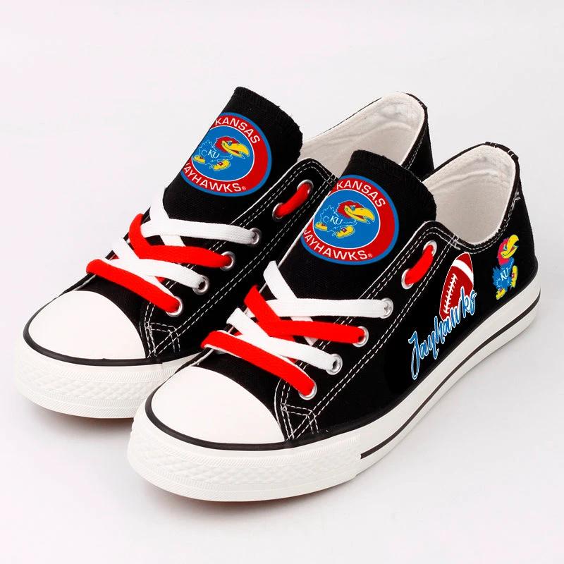 Kansas Jayhawks Sport Sneakers Shoes For Men Women Fans by Crocs
