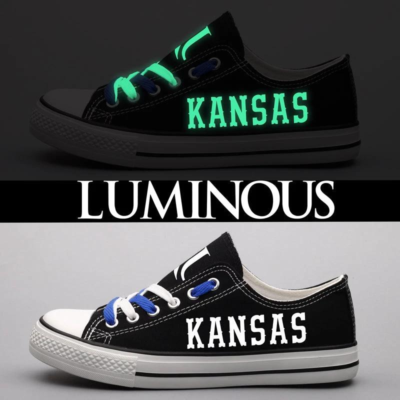 Kansas Jayhawks Sport Sneakers Shoes For Men Women Fans by Crocs