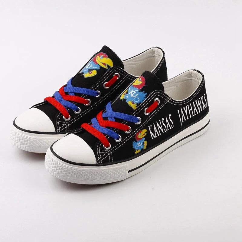 Kansas Jayhawks Sport Sneakers Shoes For Men Women Fans by Crocs
