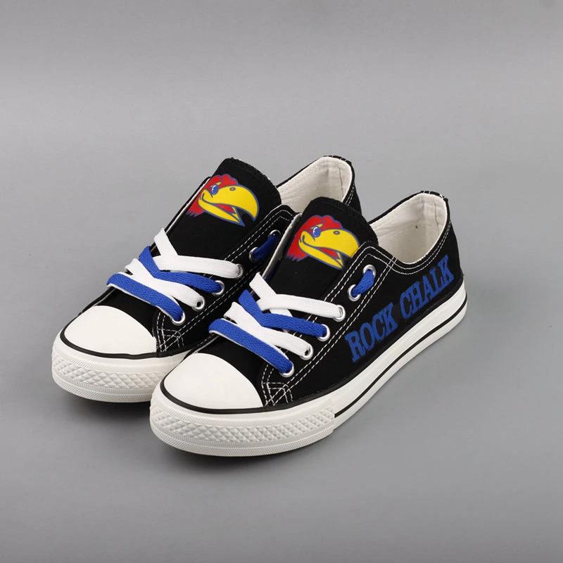 Kansas Jayhawks Sport Sneakers Shoes For Men Women Fans by Crocs
