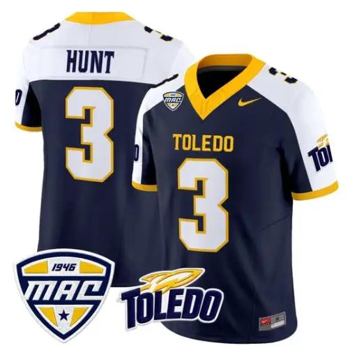Kareem Hunt Jersey #3 Toledo Rockets 2026 Vapor Limited All Stitched by My Store NCAA Football Jerseys