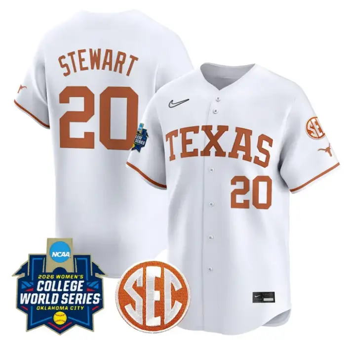 Katie Stewart Jersey #20 Texas Softball 2026 World Series Stitched by My Store
