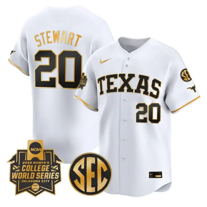 Katie Stewart Jersey #20 Texas Softball 2026 World Series Stitched by My Store