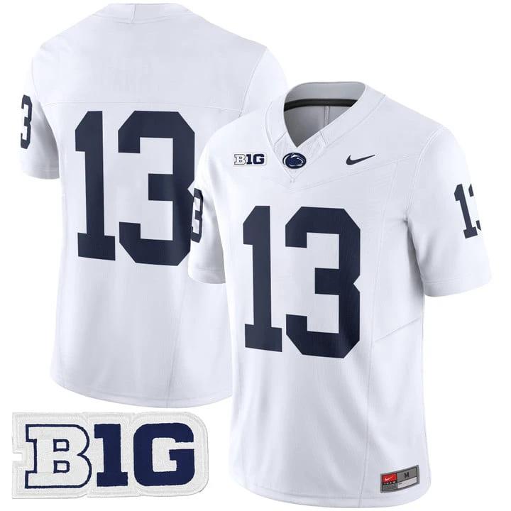 Kaytron Allen Jersey #13 No Name Penn State Nittany Lions 2025 Stitched by My Store NCAA Football Jerseys