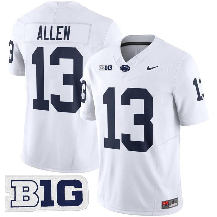 Kaytron Allen Jersey #13 Penn State Limited 2025 Stitched by My Store NCAA Football Jerseys