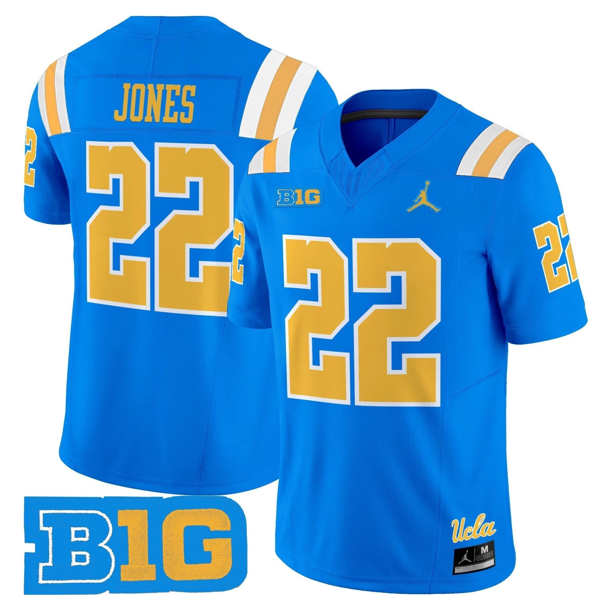 Keegan Jones Jersey #22 UCLA Bruins Jersey 2025 Vapor Stitched Blue by My Store