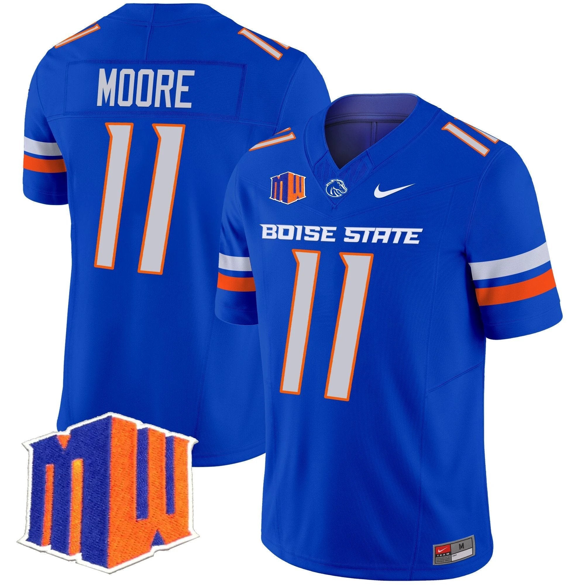 Kellen Moore Jersey #11 Boise State Broncos 2025 Vapor Stitched Royal by My Store