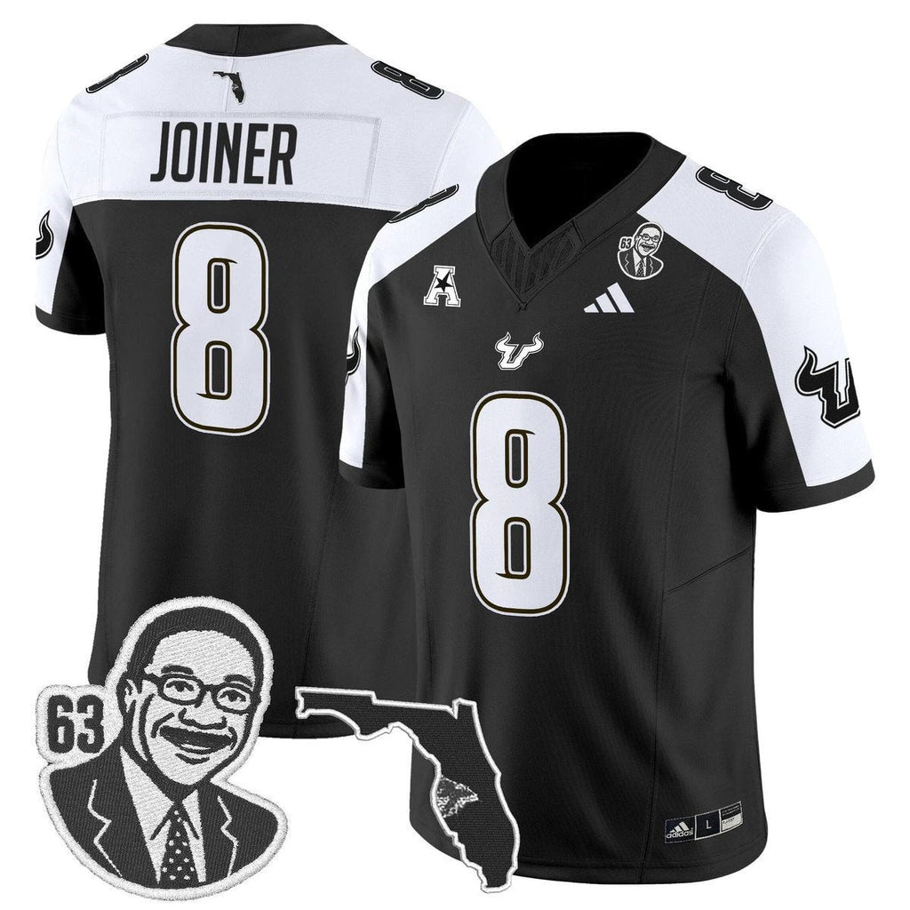 Kelley Joiner Jersey #8 South Florida Bulls Lee Roy Selmon Legacy Black Alter by My Store NCAA Football Jerseys