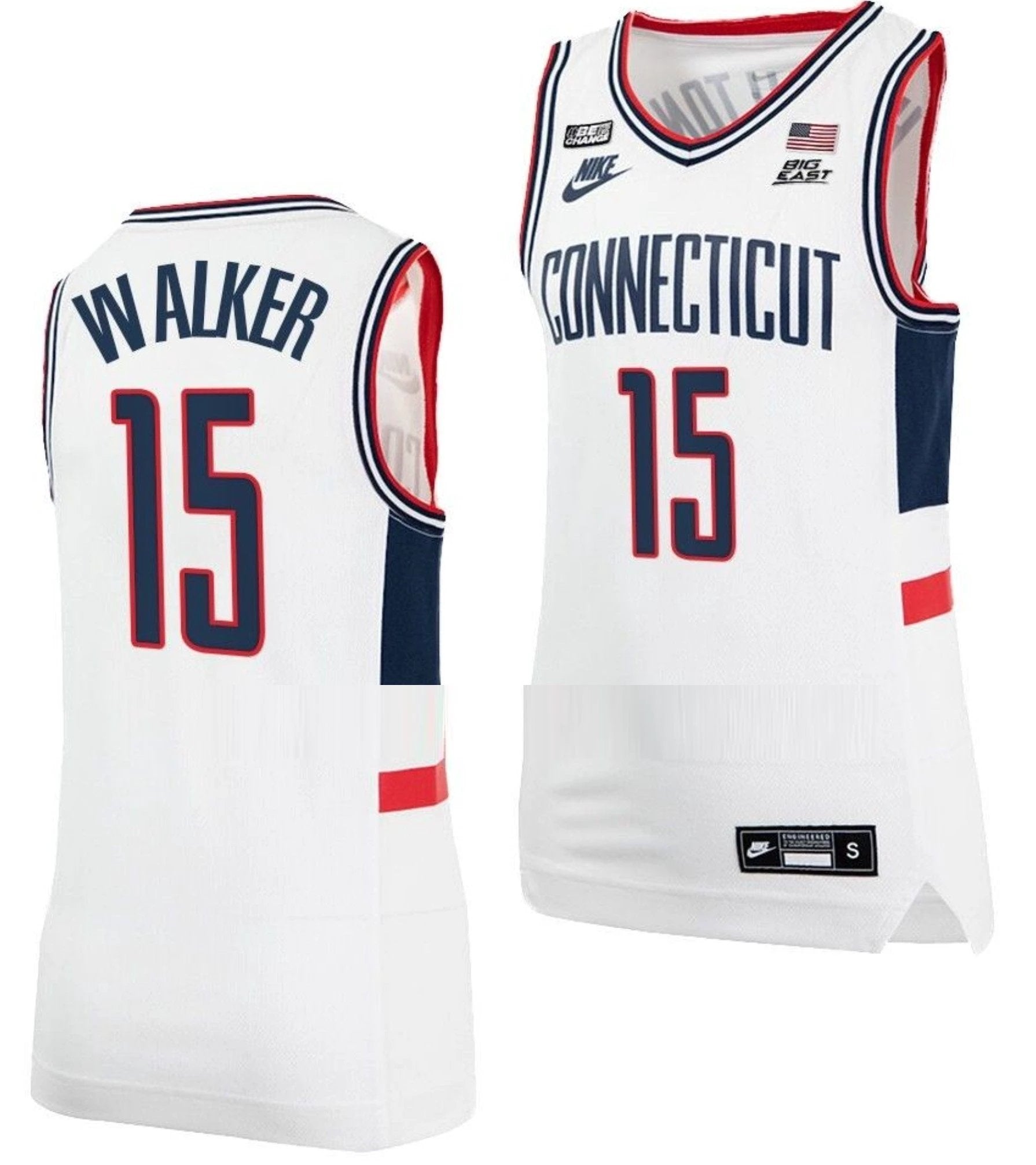 Kemba Walker Jersey UConn Huskies College Basketball Alumni White #15 by My store basketball