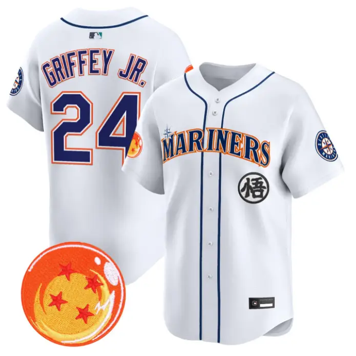 Ken Griffey Jr. Jersey #24 Seattle Mariners Dragon Ball Premier Stitched by My Store