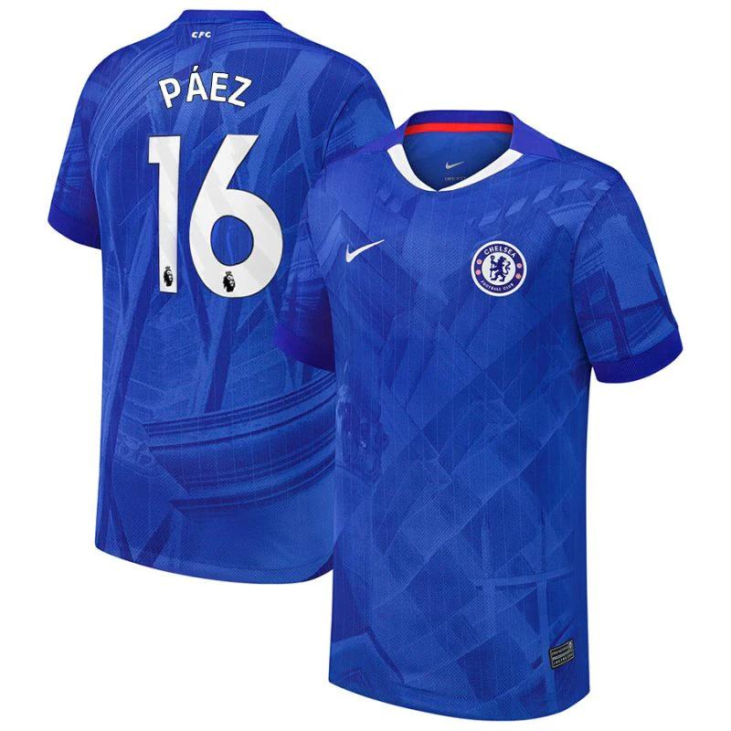 Kendry Paez #16 Chelsea 2025-26 Home Match Jersey – Blue by Soccer Jersey