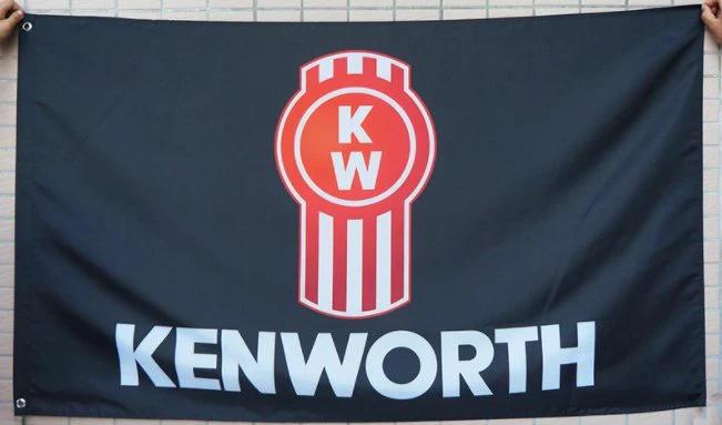 Kenworth Flag 3X5 Ft Polyester Banner USA 90x150cm by flagsjustdoit