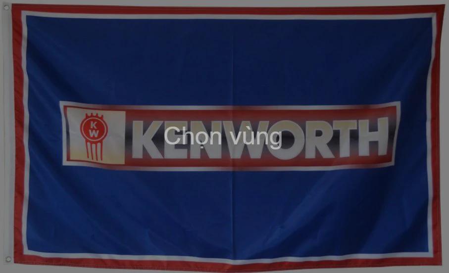 Kenworth Flag Blue 3X5 Ft Polyester Banner USA 90x150cm by flagsjustdoit
